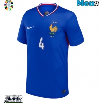 France Dayot Upamecano #4 Replica Home Shirt Euro 2024 Short Sleeve
